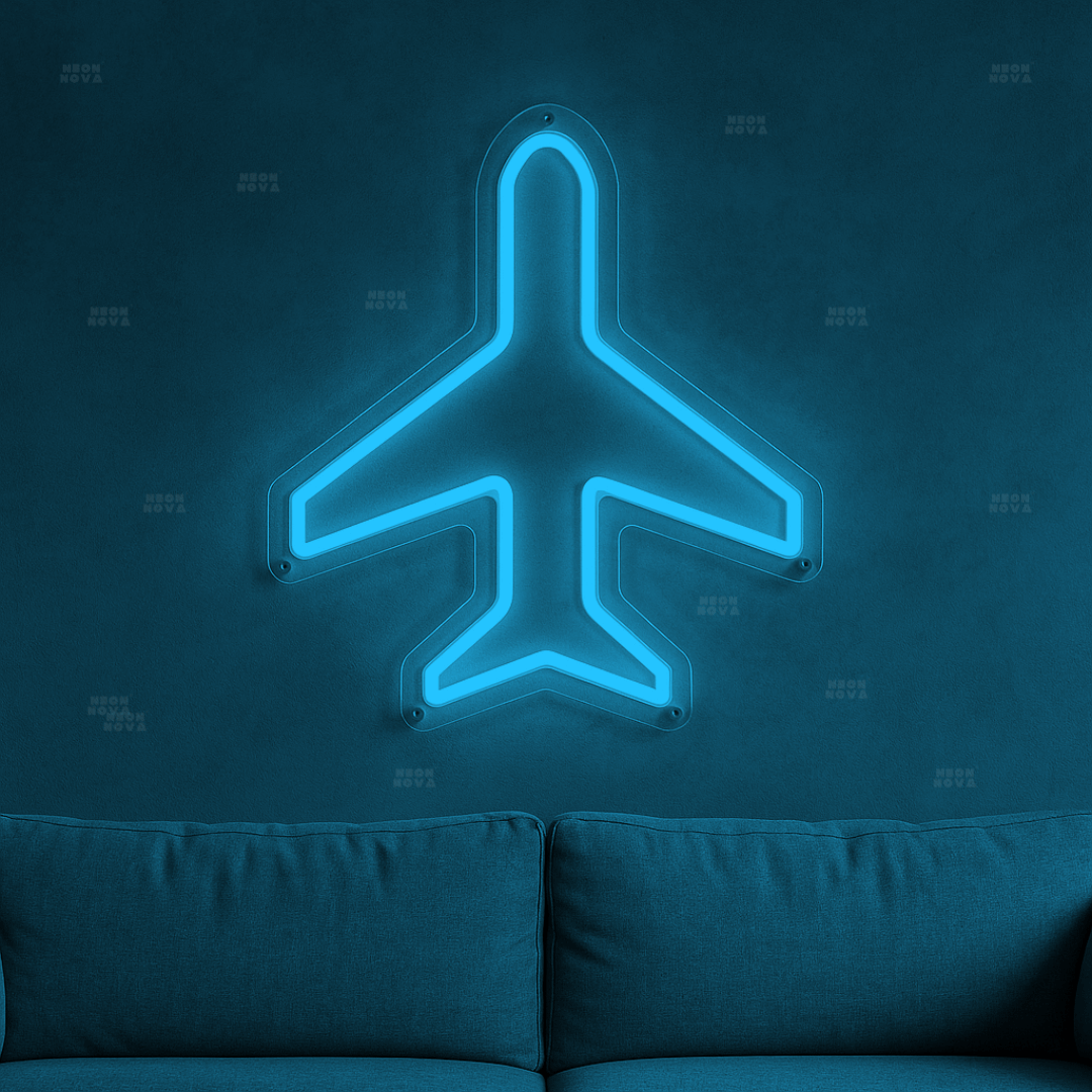 "Airplane" - LED lettering - Neon sign