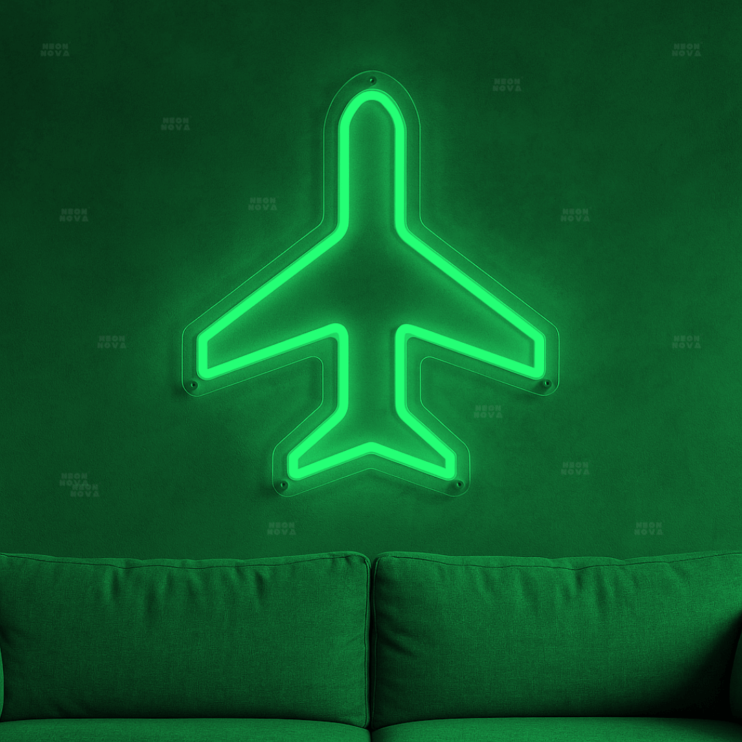 "Airplane" - LED lettering - Neon sign