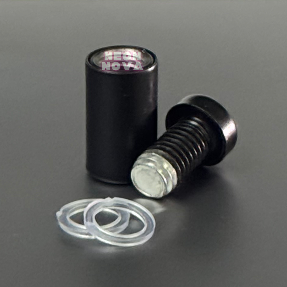 Abstandshalter Wandmontage Schwarz