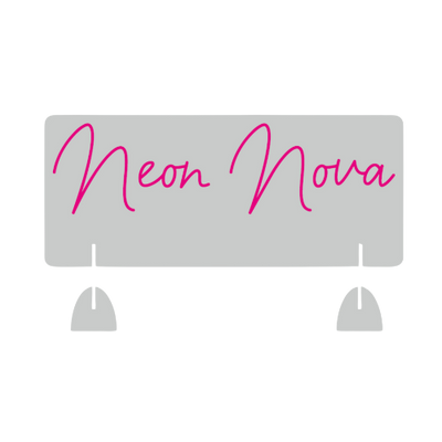 Neonschild als Aufsteller