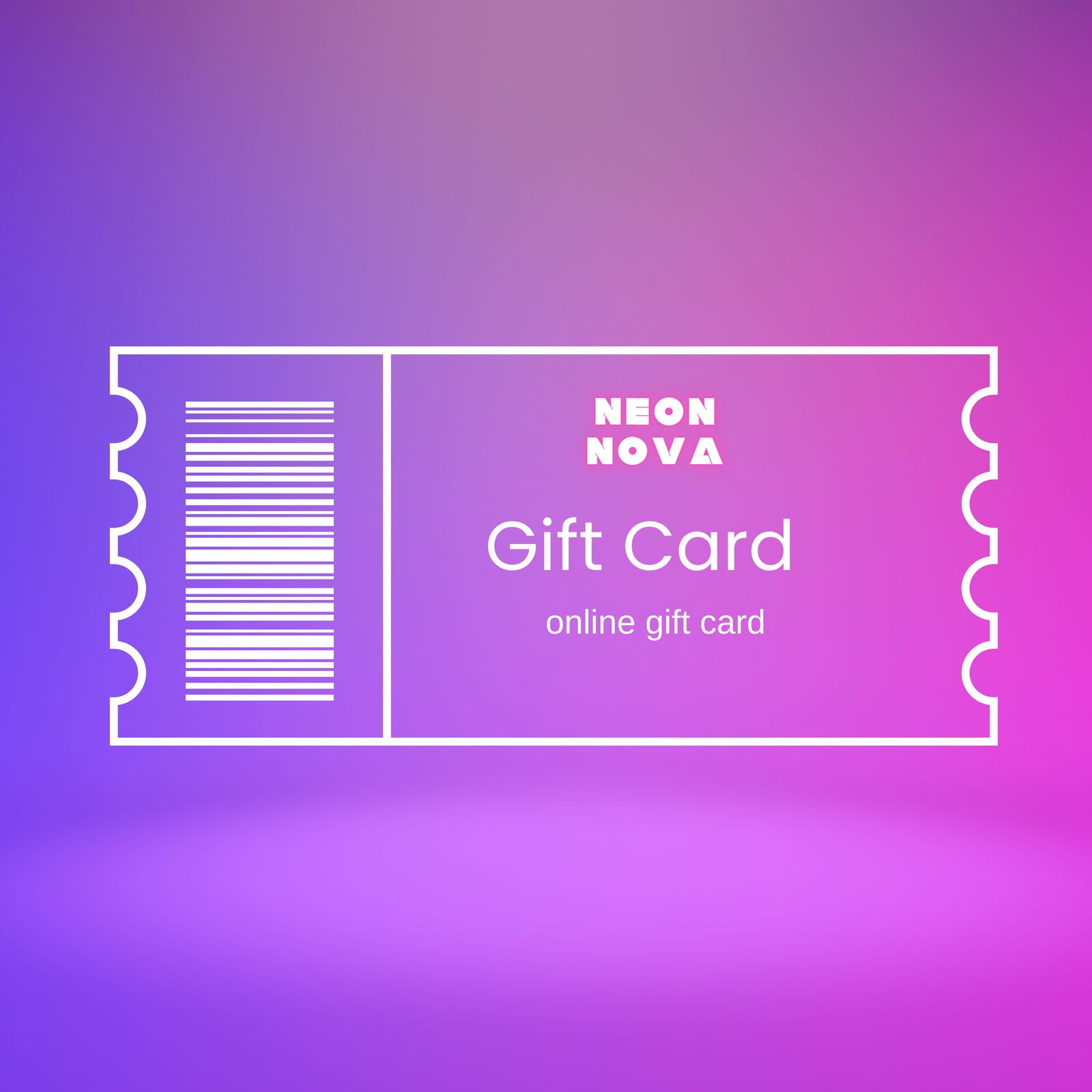 Gutschein LED Neon Licht - Neon Nova®