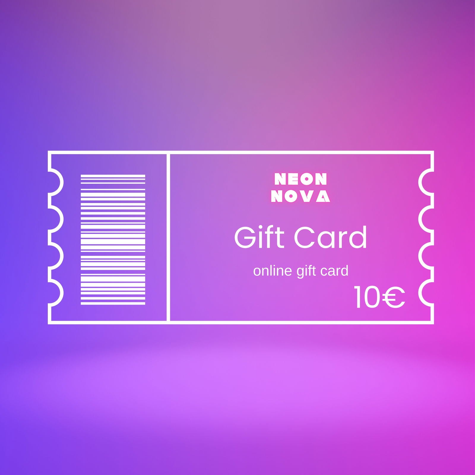 Gutschein LED Neon Licht - Neon Nova®