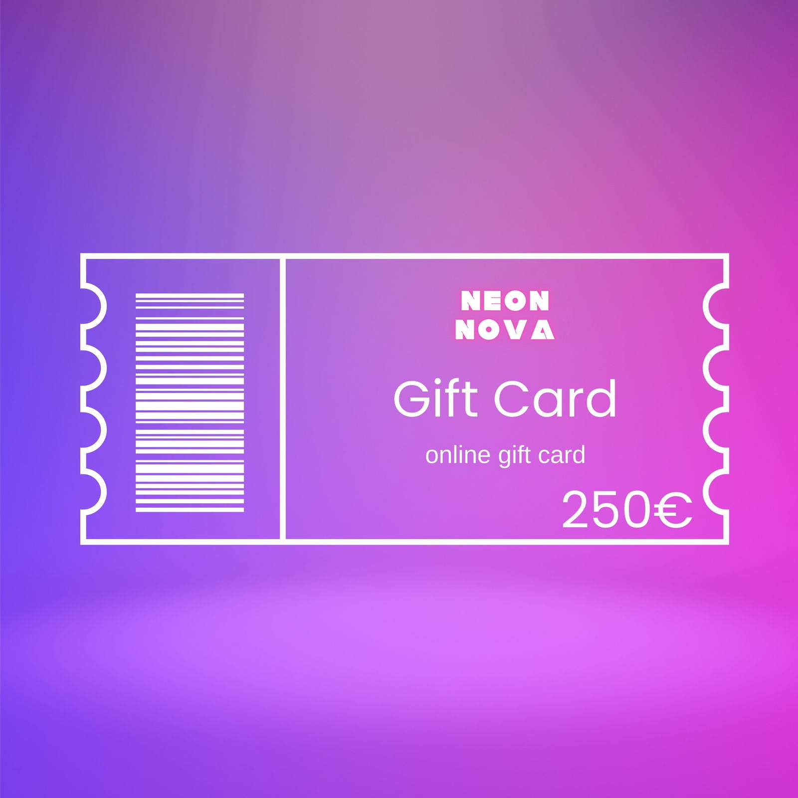 Gutschein LED Neon Licht - Neon Nova®