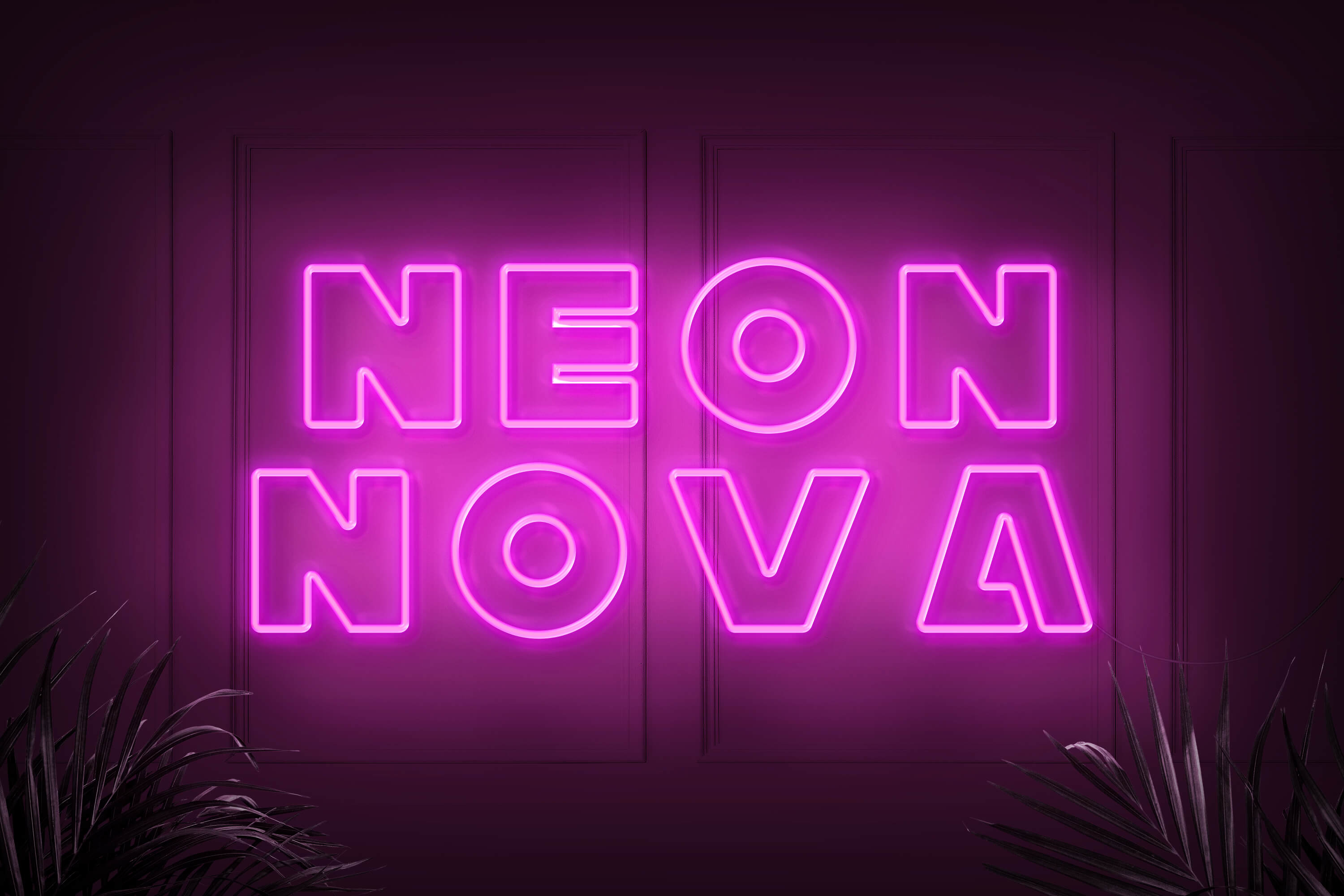 Neonschild von NEON NOVA in Pink