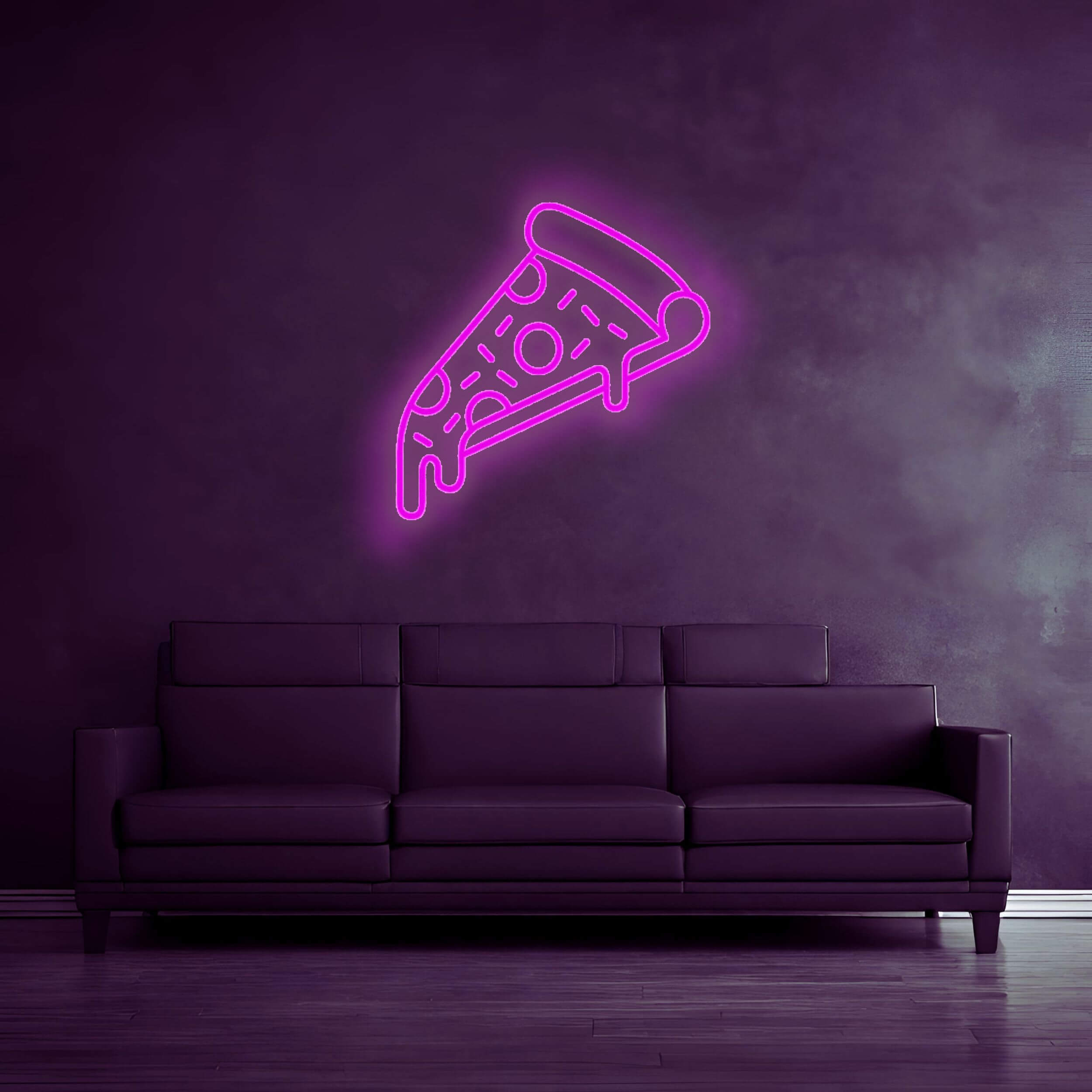 Neon Schild Pizza Hotpink