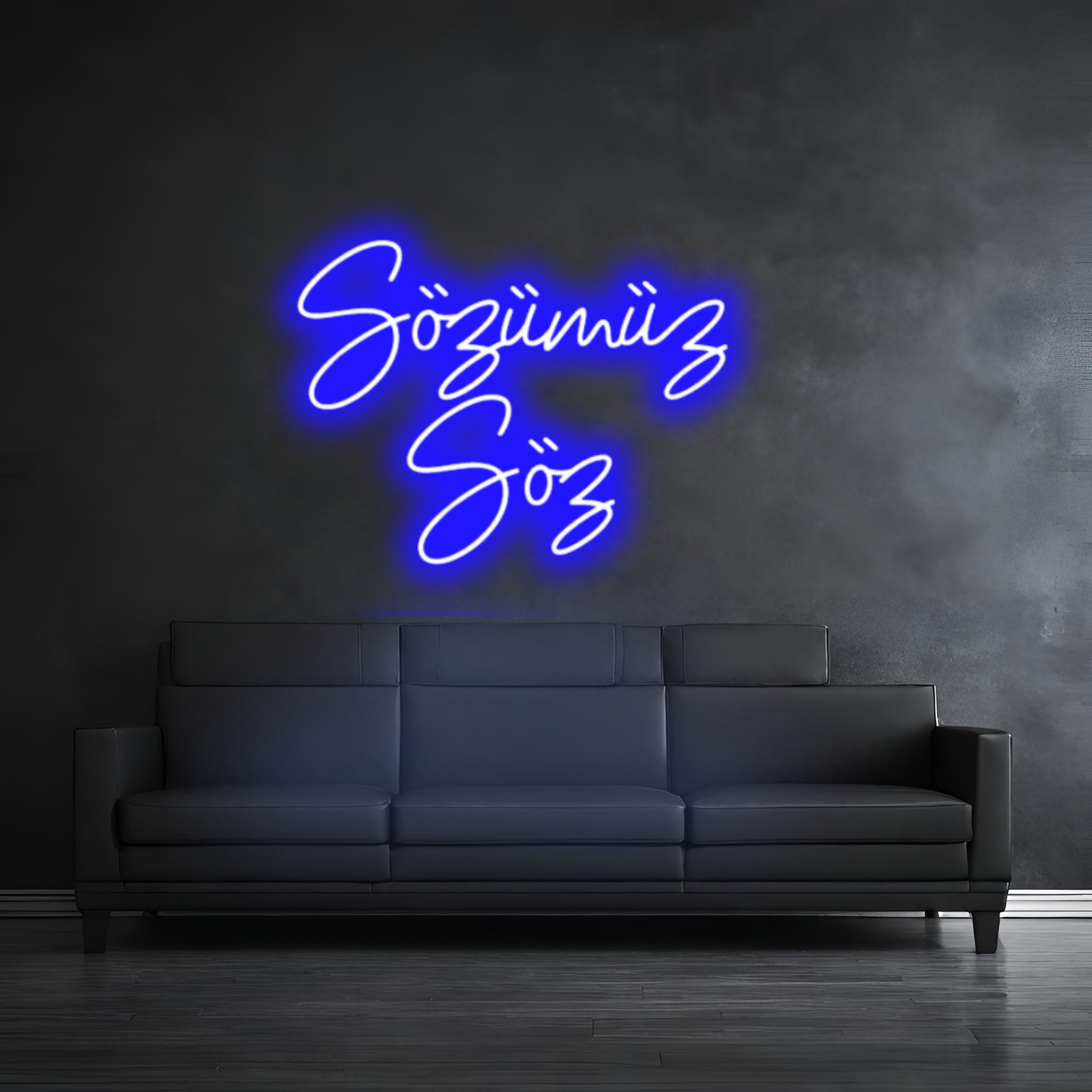 "Sözümüz Söz" - LED symbol - wall light