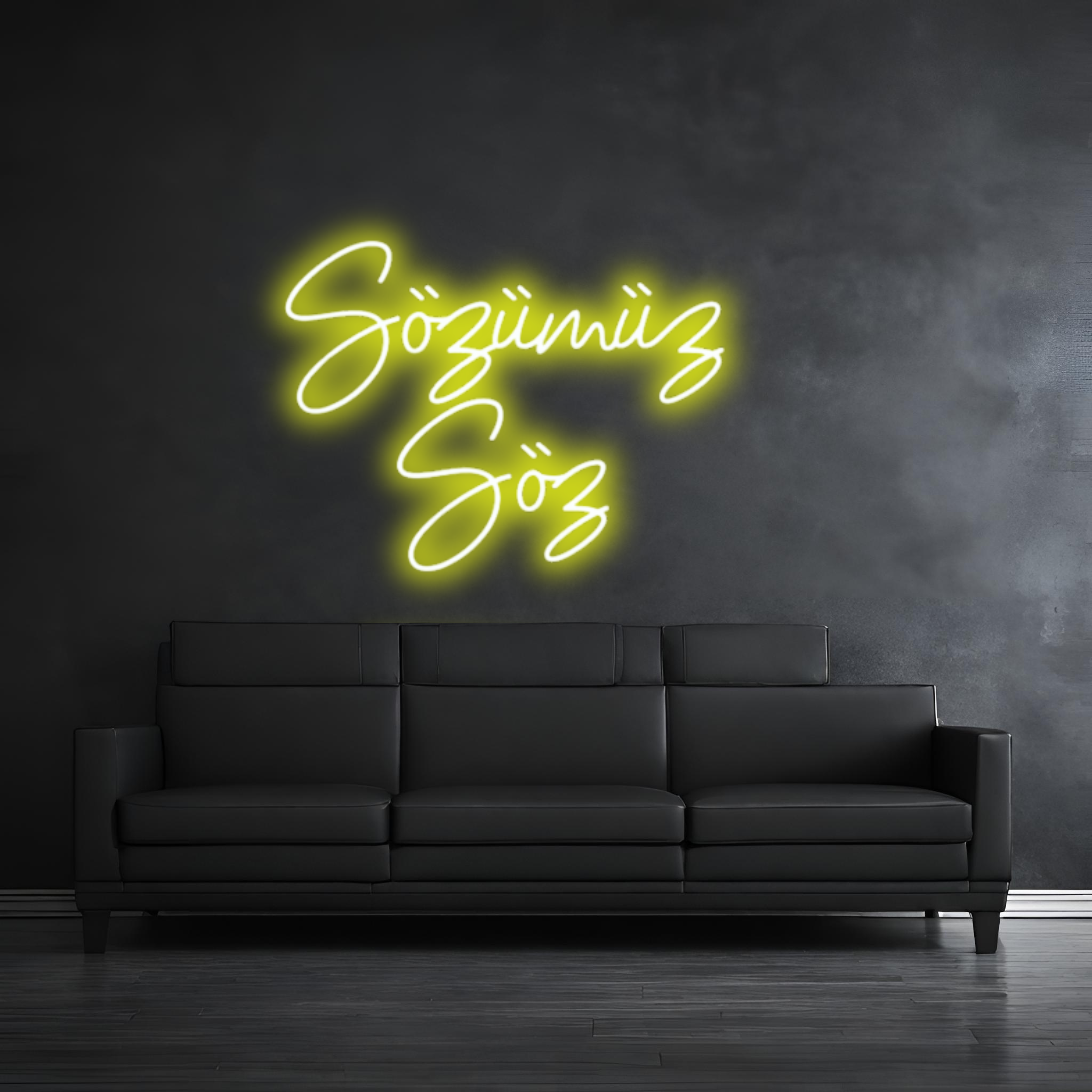 "Sözümüz Söz" - LED symbol - wall light