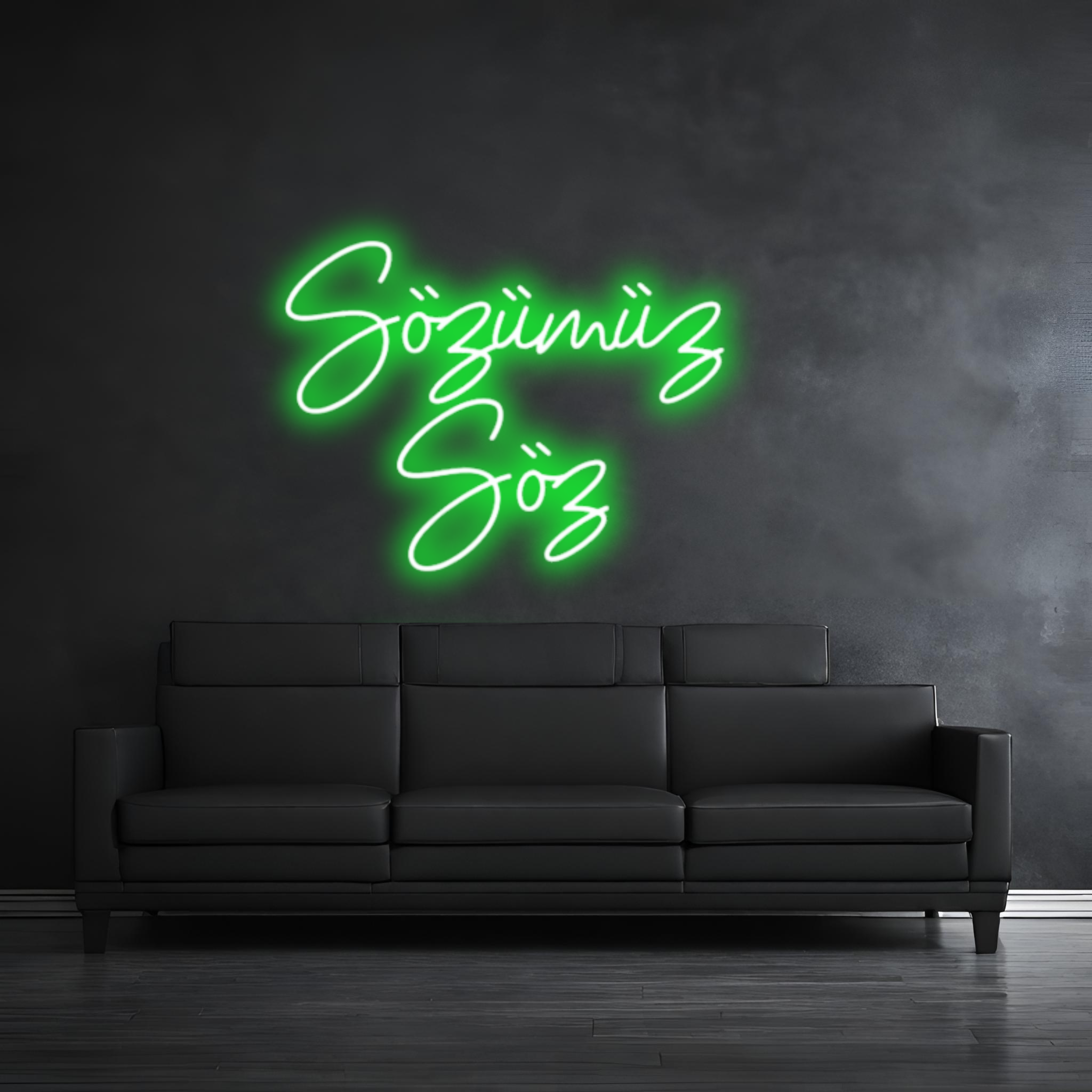 "Sözümüz Söz" - LED symbol - wall light