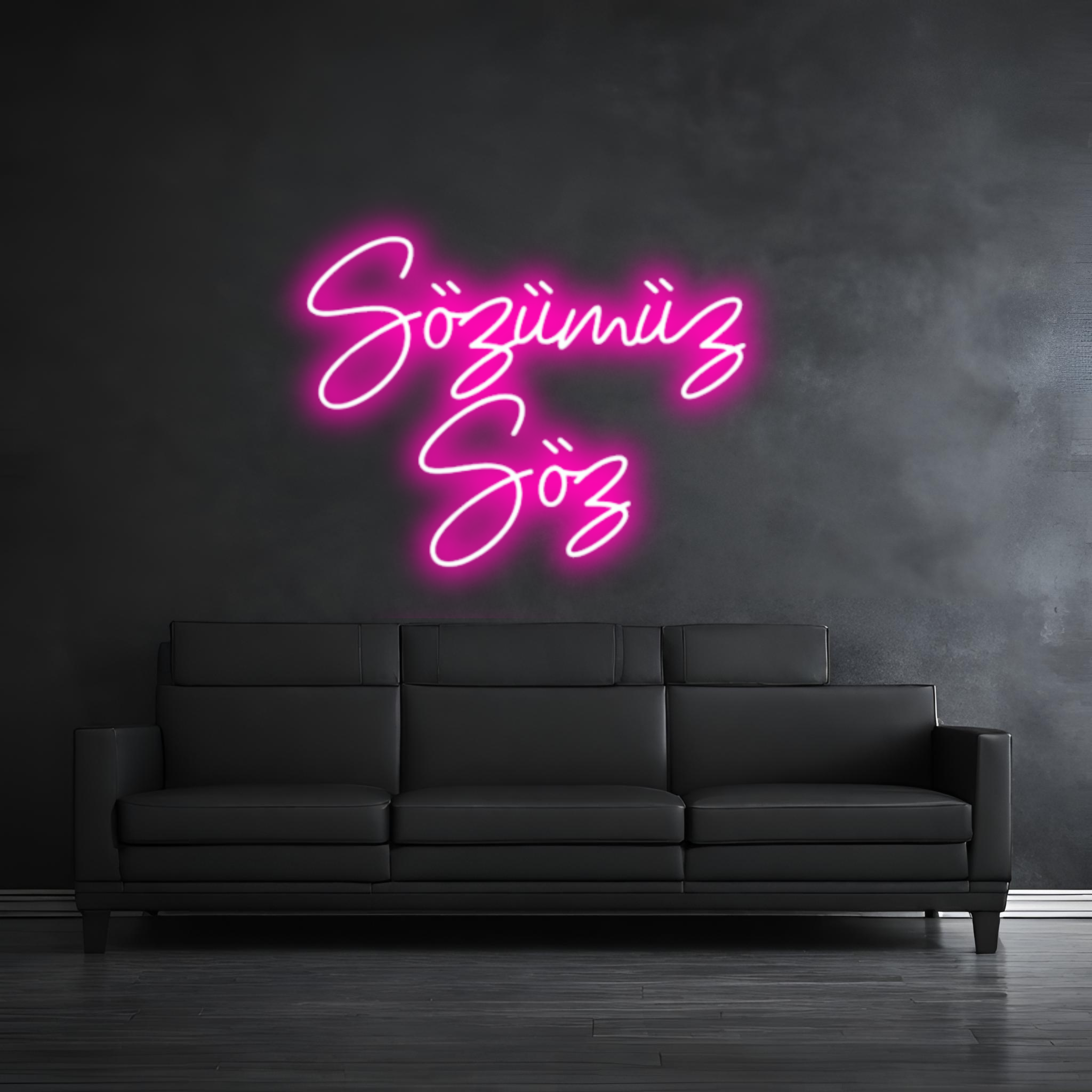 "Sözümüz Söz" - LED symbol - wall light