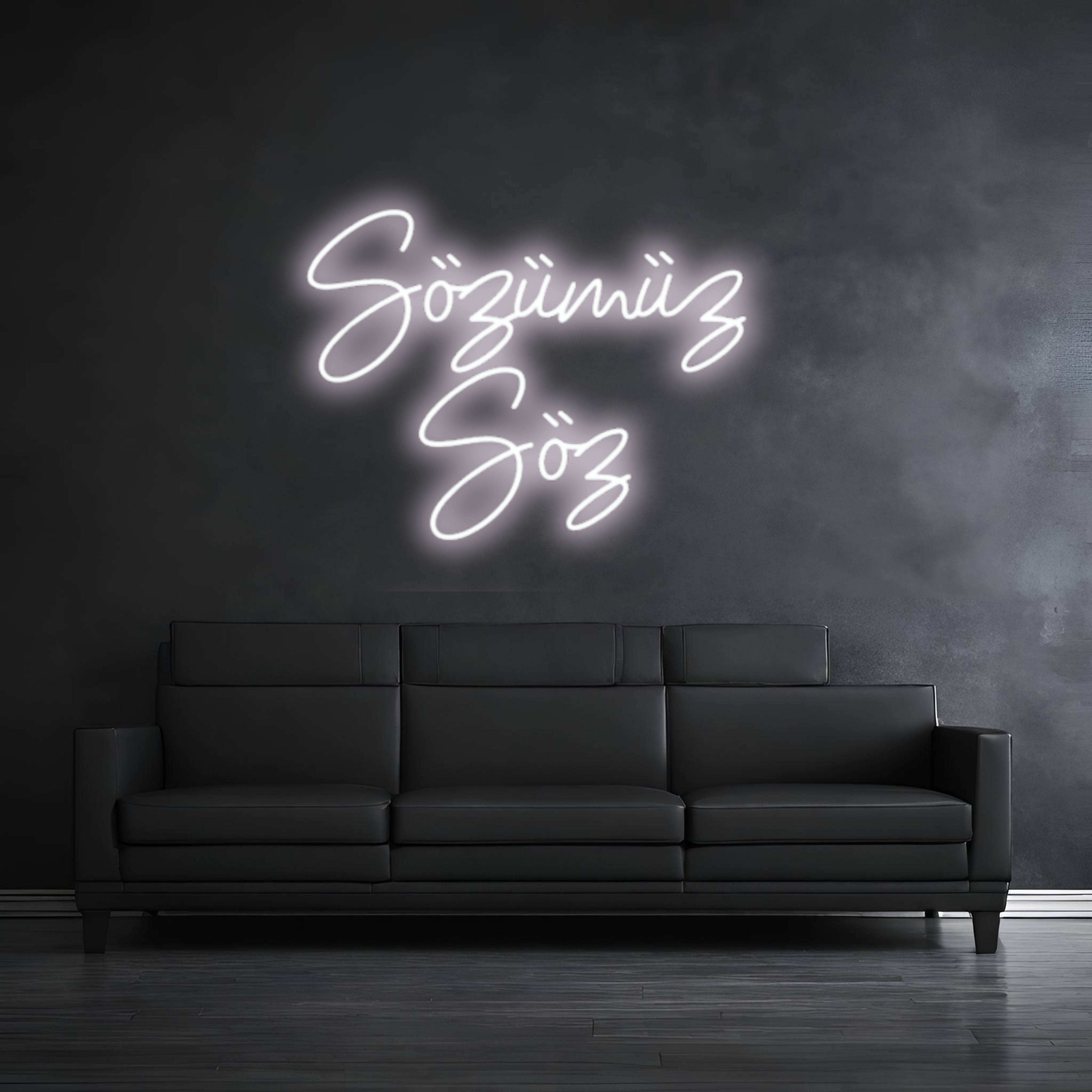 "Sözümüz Söz" - LED symbol - wall light
