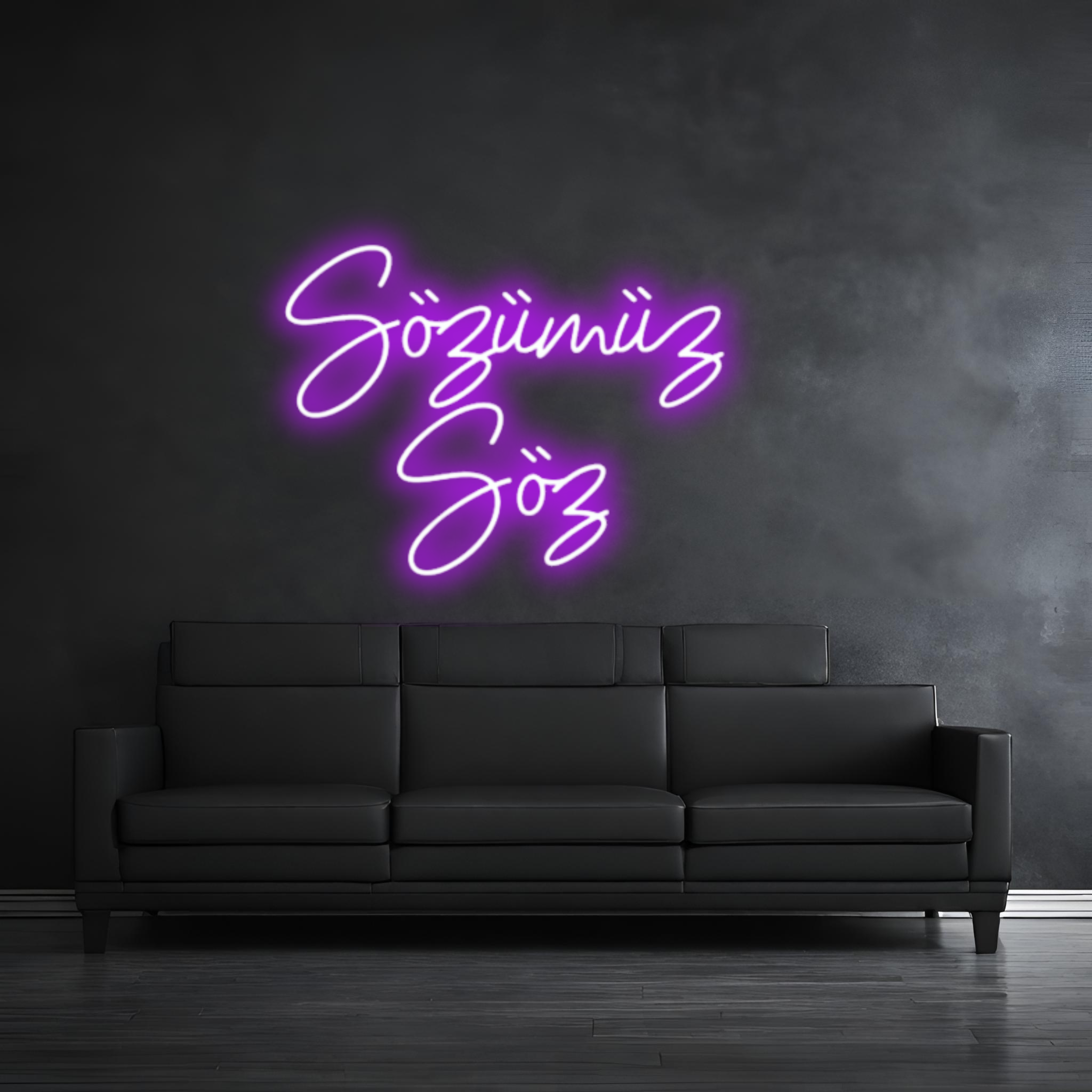 "Sözümüz Söz" - LED symbol - wall light