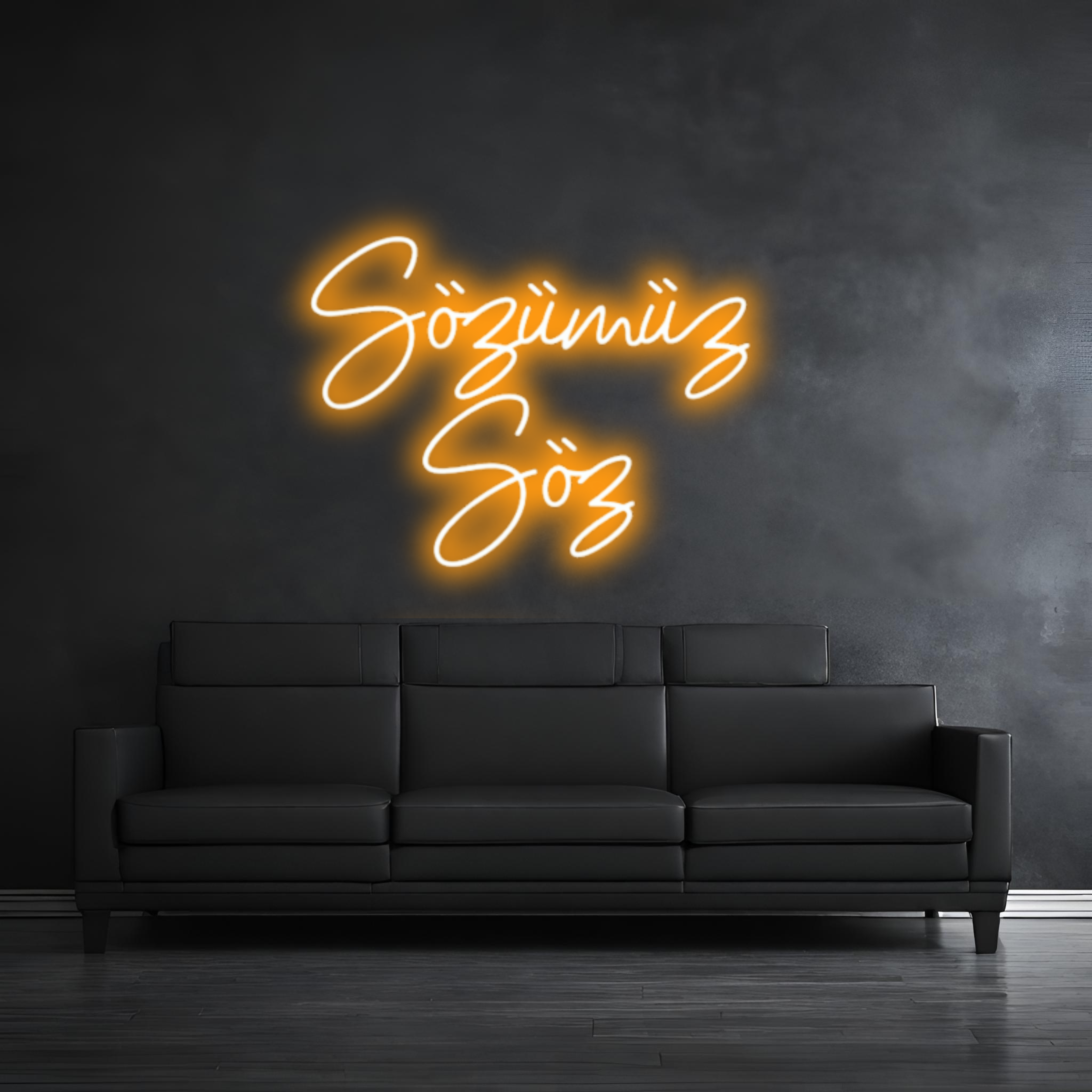 "Sözümüz Söz" - LED symbol - wall light