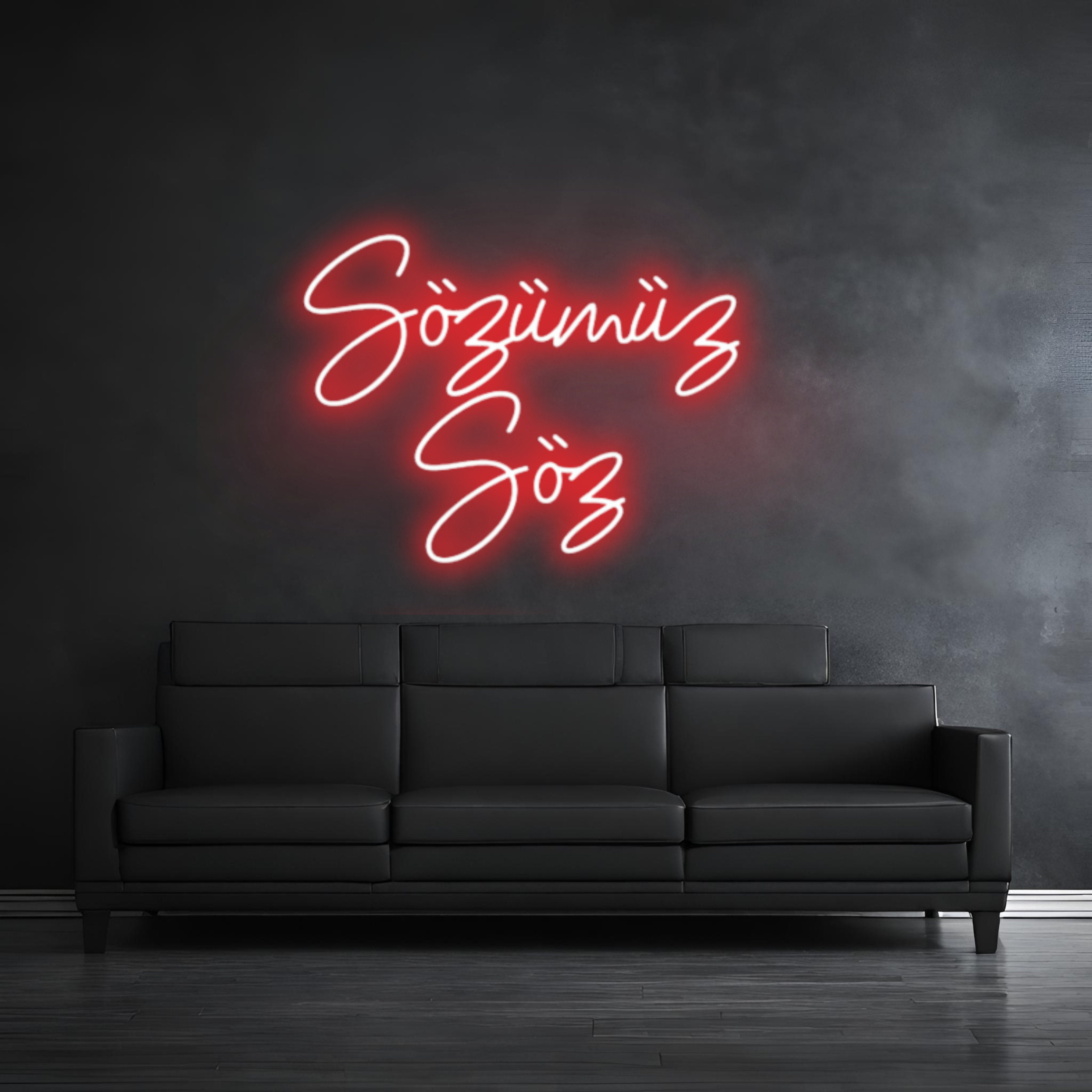 "Sözümüz Söz" - LED symbol - wall light