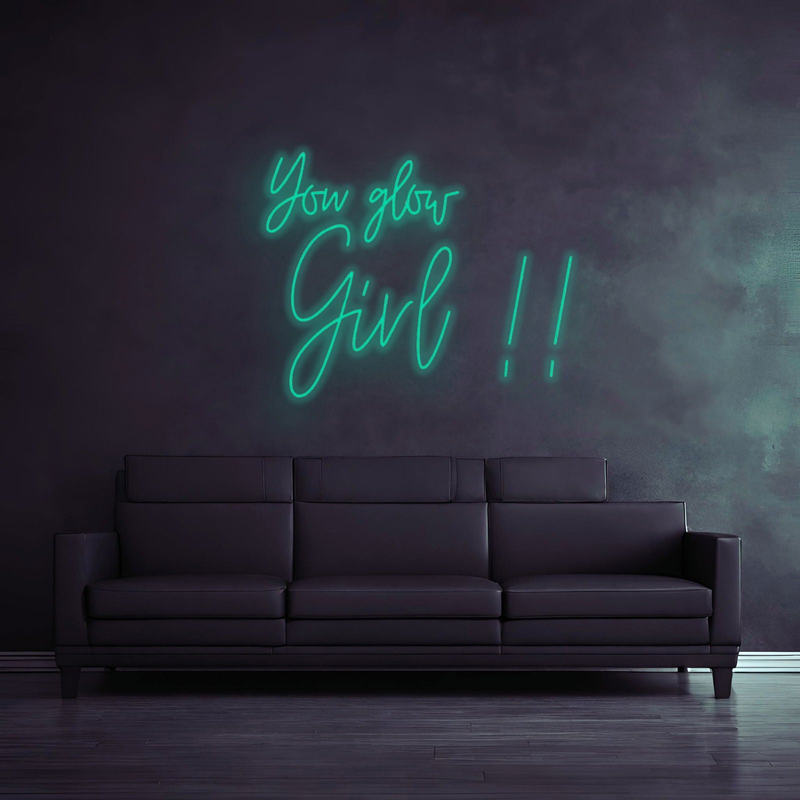 "YOU GLOW GIRL!!" - LED Schriftzug - Neon Leuchte - Neon Nova®