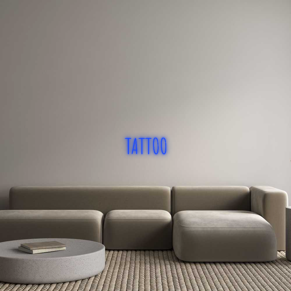 Your personalized NEON-LED sign: TATTOO
