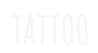 Your personalized NEON-LED sign: TATTOO