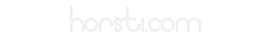 Dein personalisiertes NEON-LED Schild: horsti.com