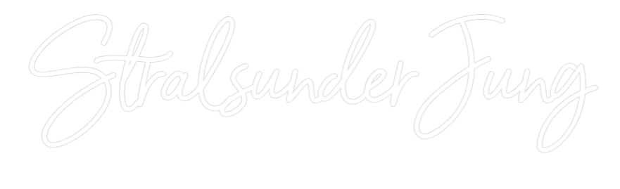 Dein personalisiertes NEON-LED Schild: StralsunderJung