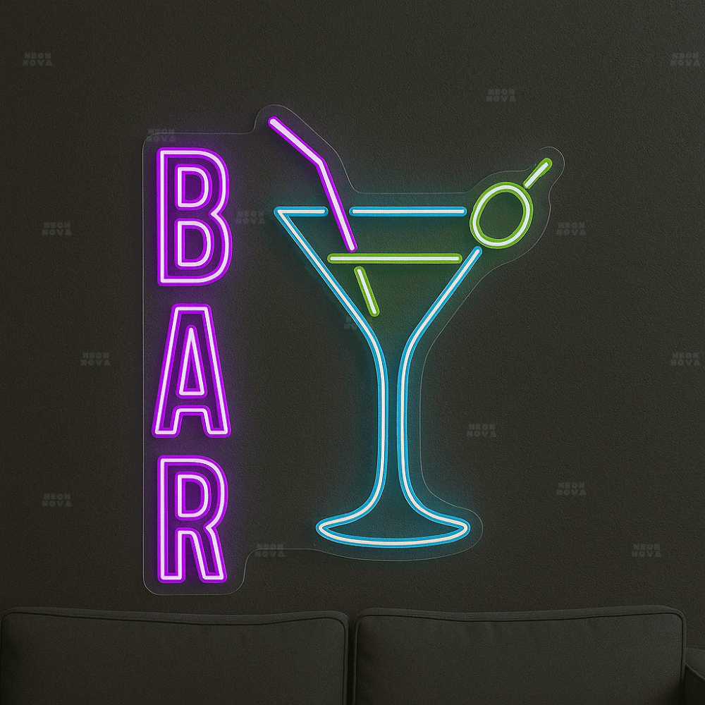 " BAR & Cocktail " - LED neon sign - neon light