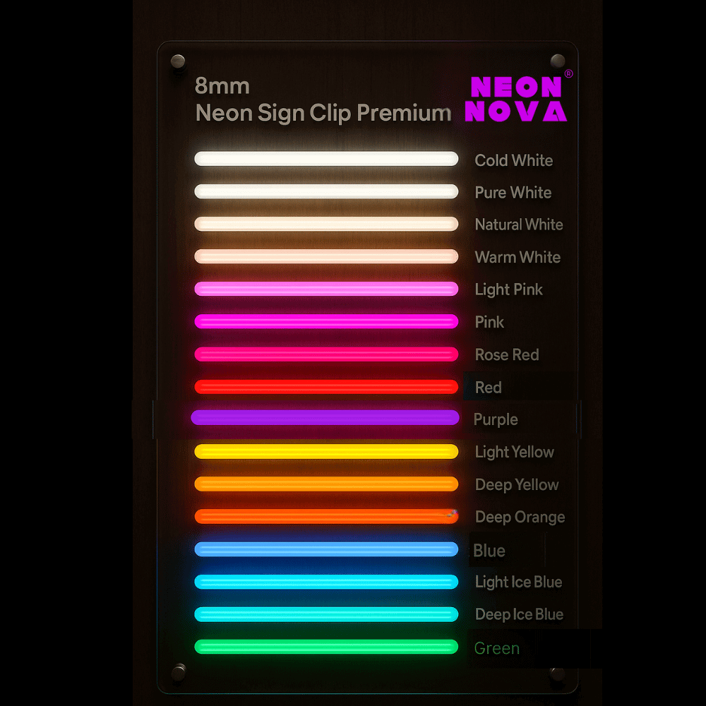 LED Neonschild mit verschiedenen Farboptionen von NEON NOVA®