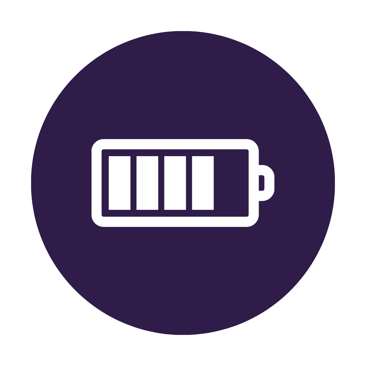 Icon mit Batterie