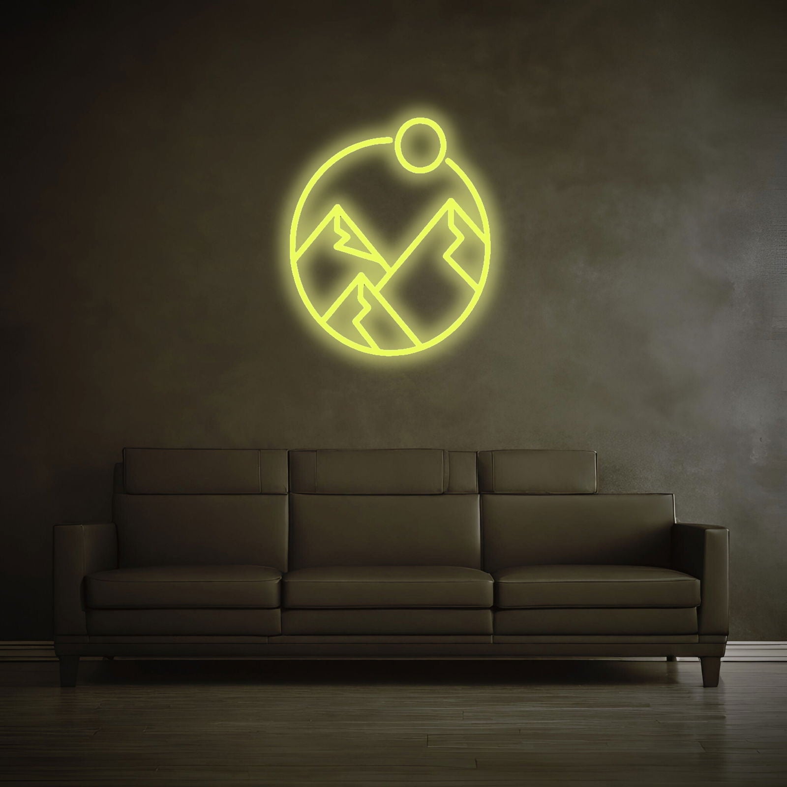 "MOUNTAINS" - LED Symbol -  Neonlichter - Neon Nova® 