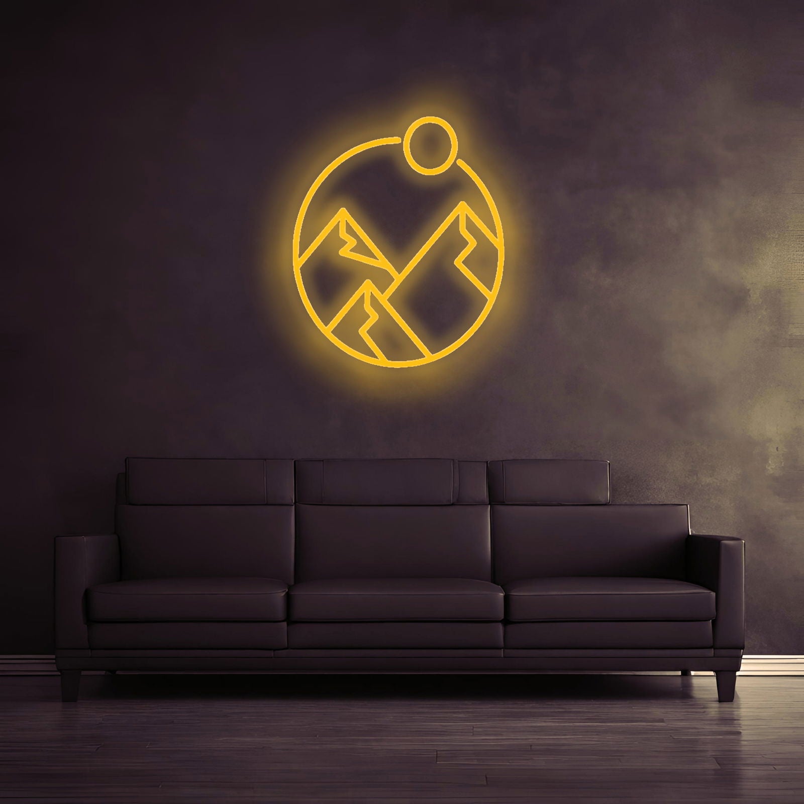 "MOUNTAINS" - LED Symbol -  Neonlichter - Neon Nova® 