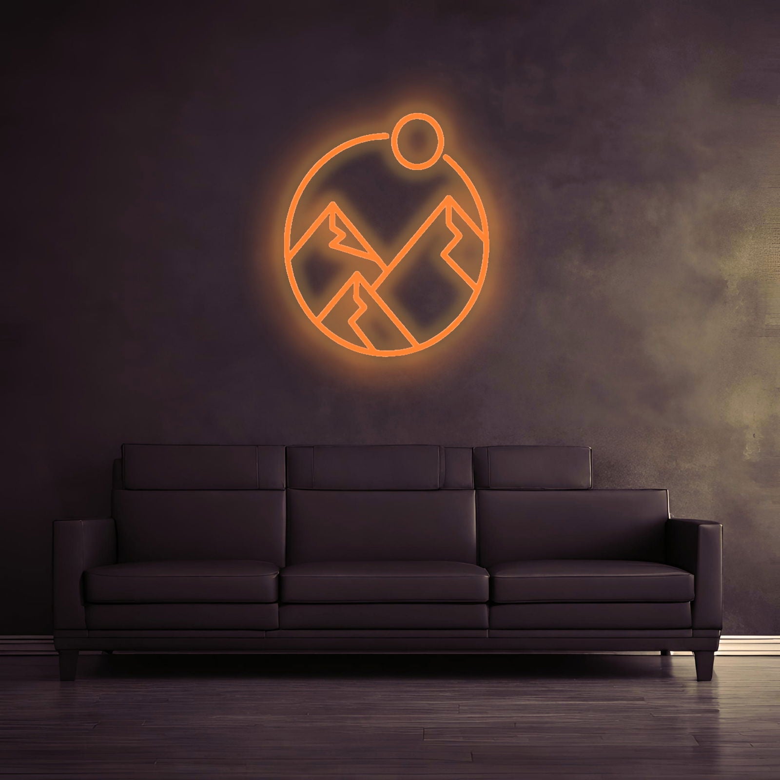 "MOUNTAINS" - LED Symbol -  Neonlichter - Neon Nova® 