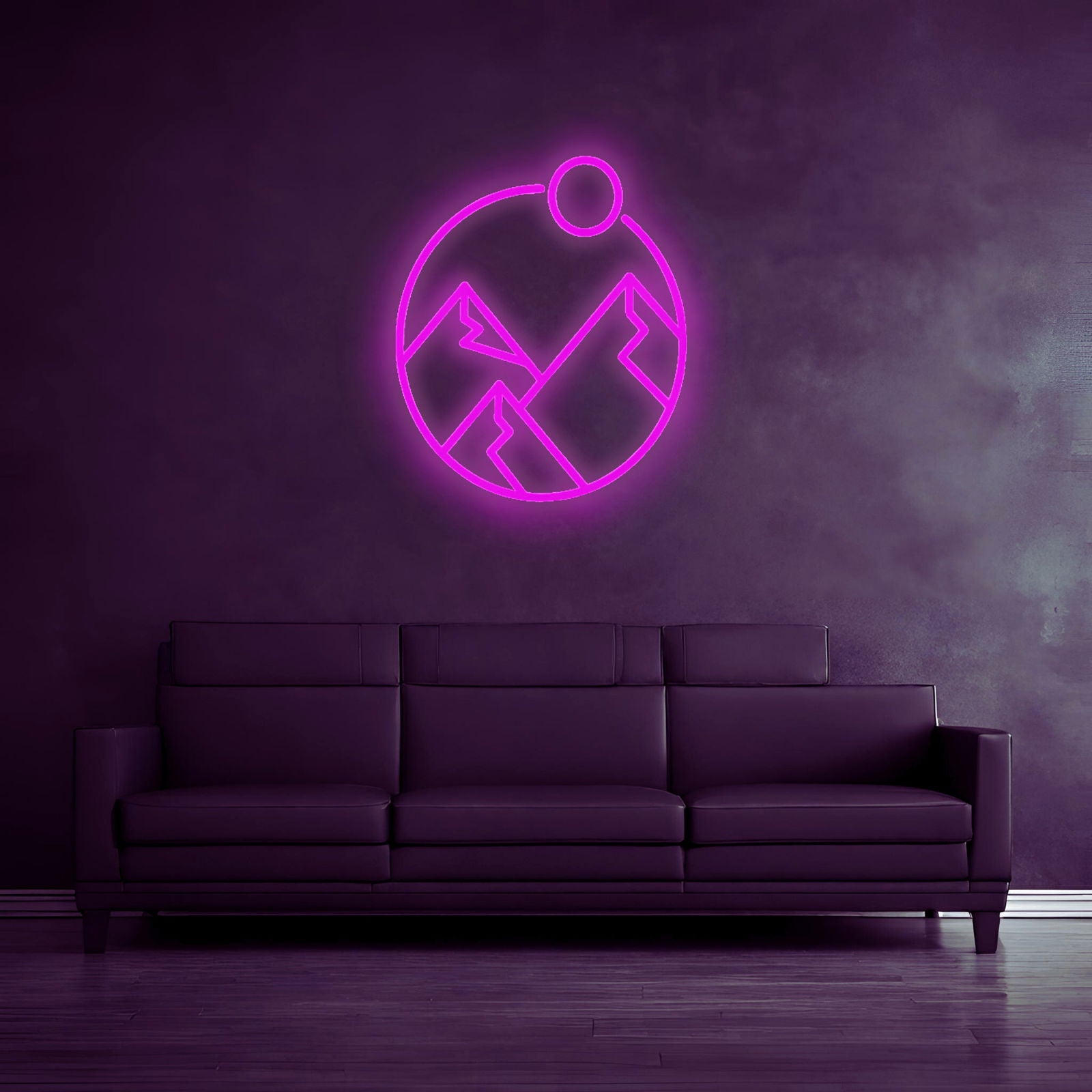 "MOUNTAINS" - LED Symbol -  Neonlichter - Neon Nova® 