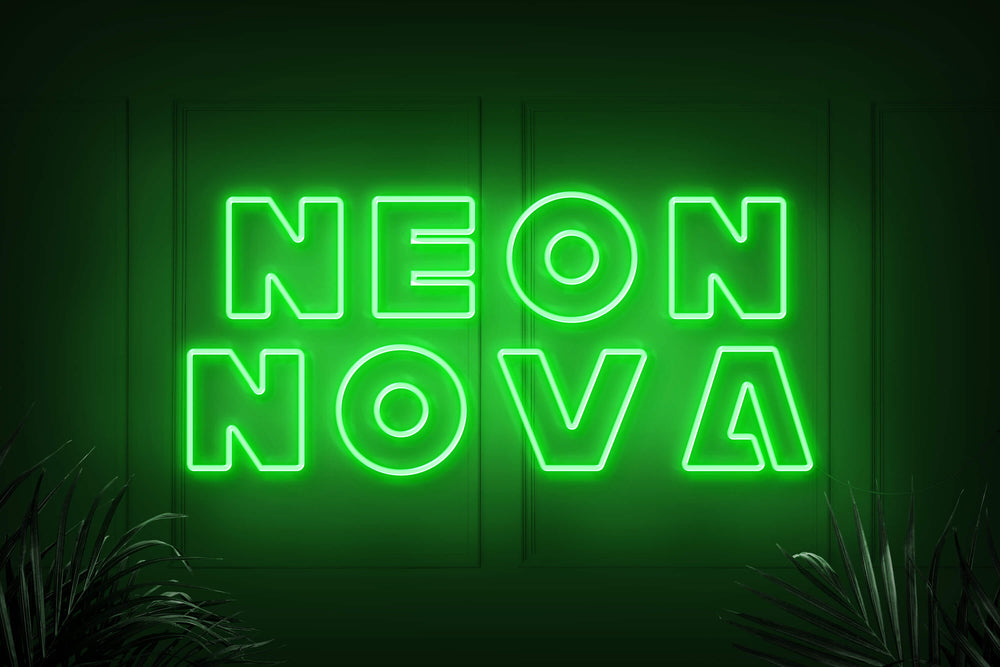 Neonschild Grün