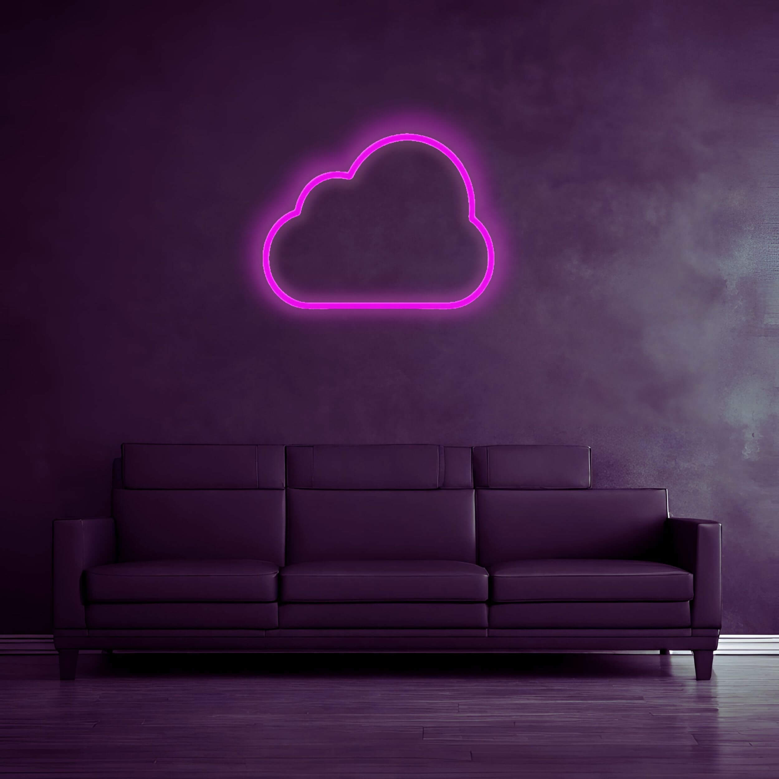Wolke_hotpink neonsign