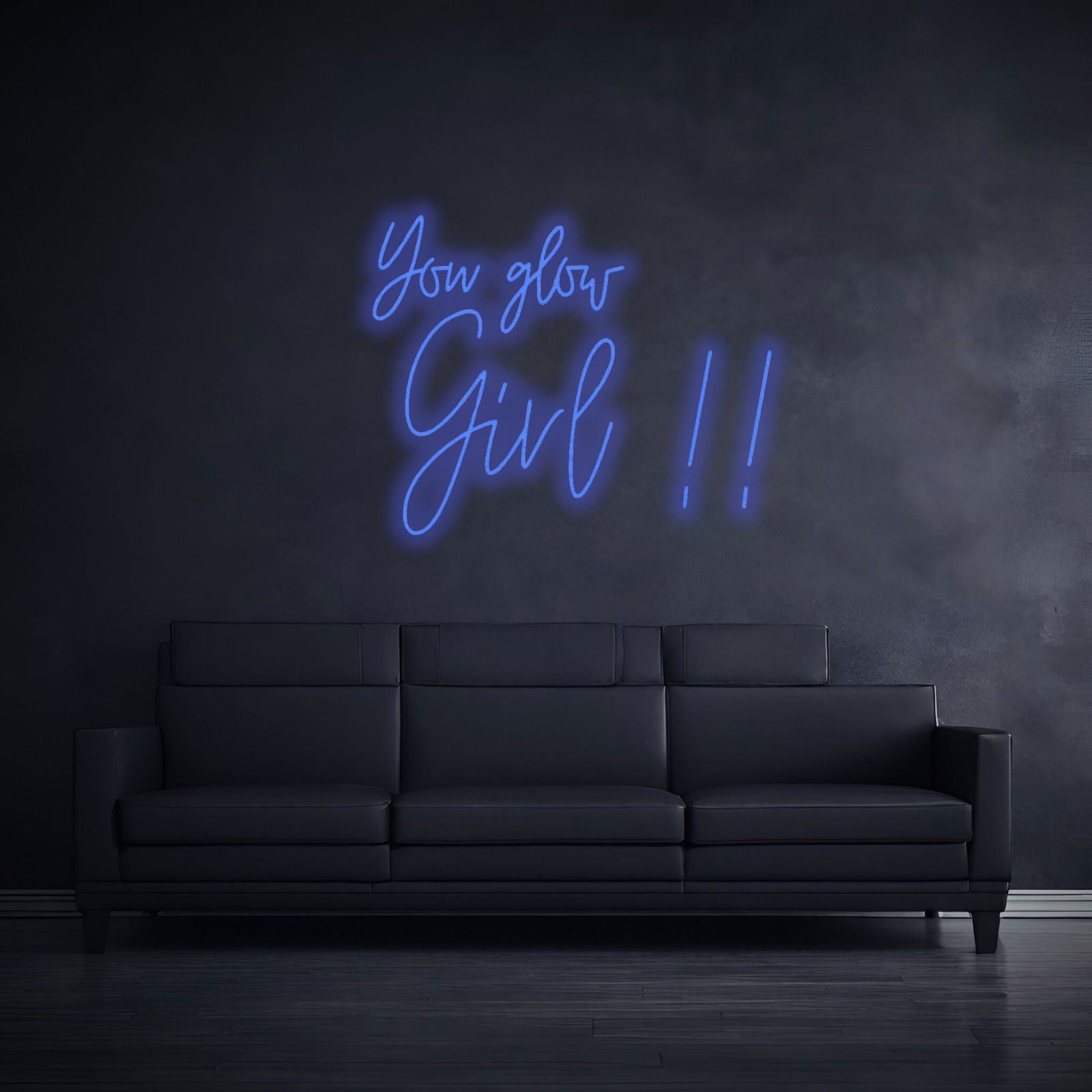 "YOU GLOW GIRL!!" - LED Schriftzug - Neon Leuchte - Neon Nova® 