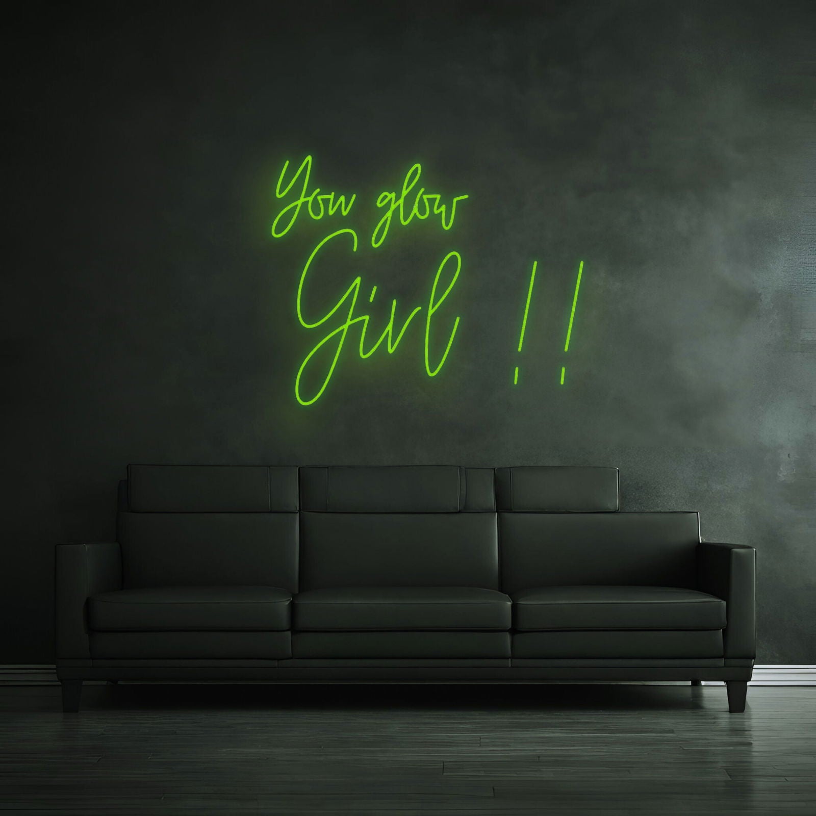 "YOU GLOW GIRL!!" - LED Schriftzug - Neon Leuchte - Neon Nova® 