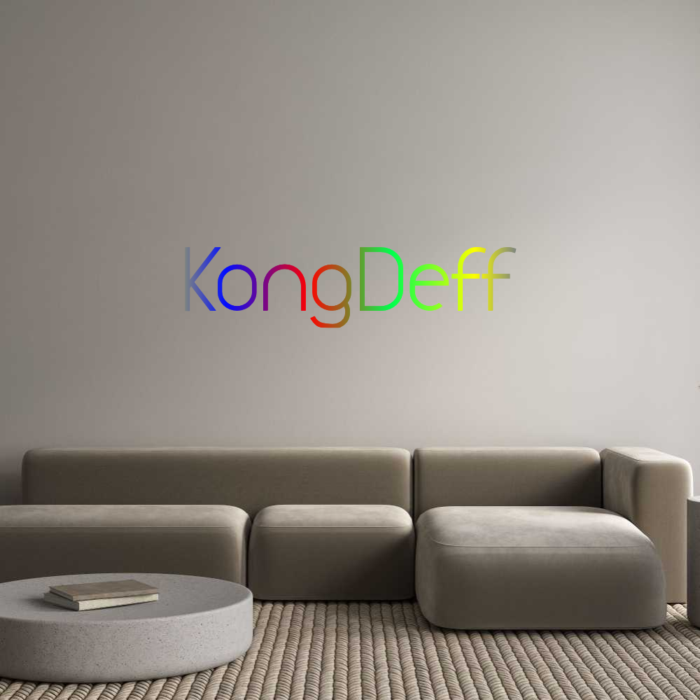 Your personalized NEON-LED sign: KongDeff