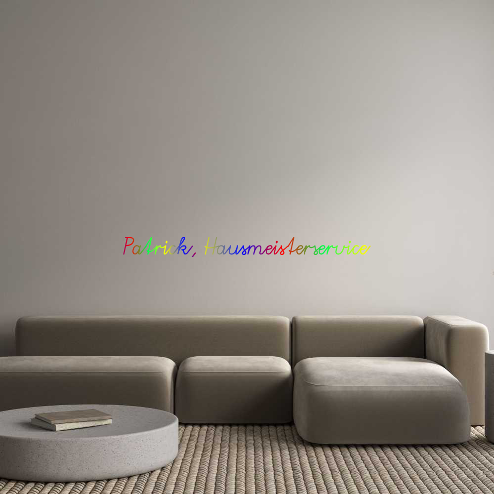 Your personalized NEON-LED sign: Patrick, house...