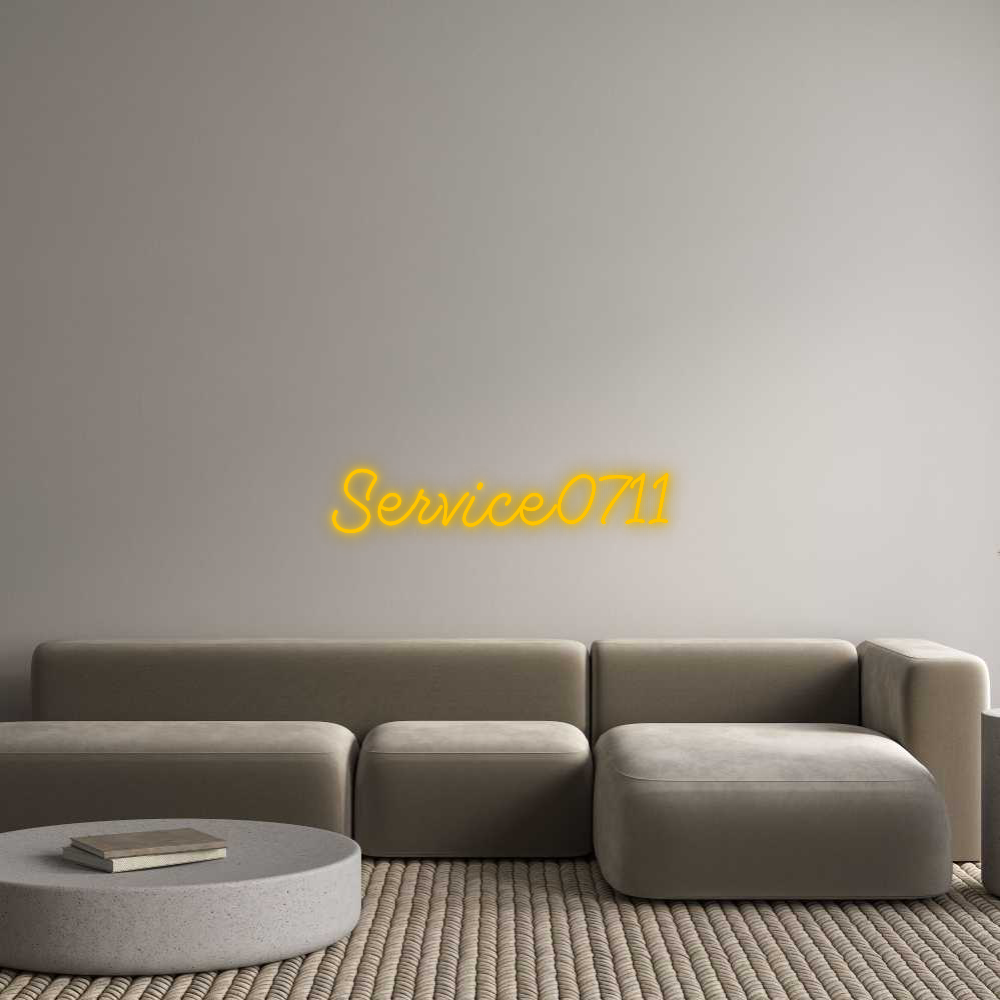 Your personalized NEON-LED sign: Service0711